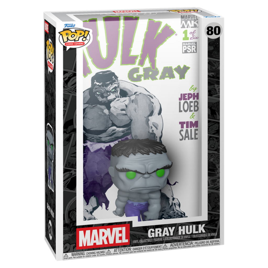 FUNKO POP! COMIC COVERS MARVEL GRAY HULK no80
