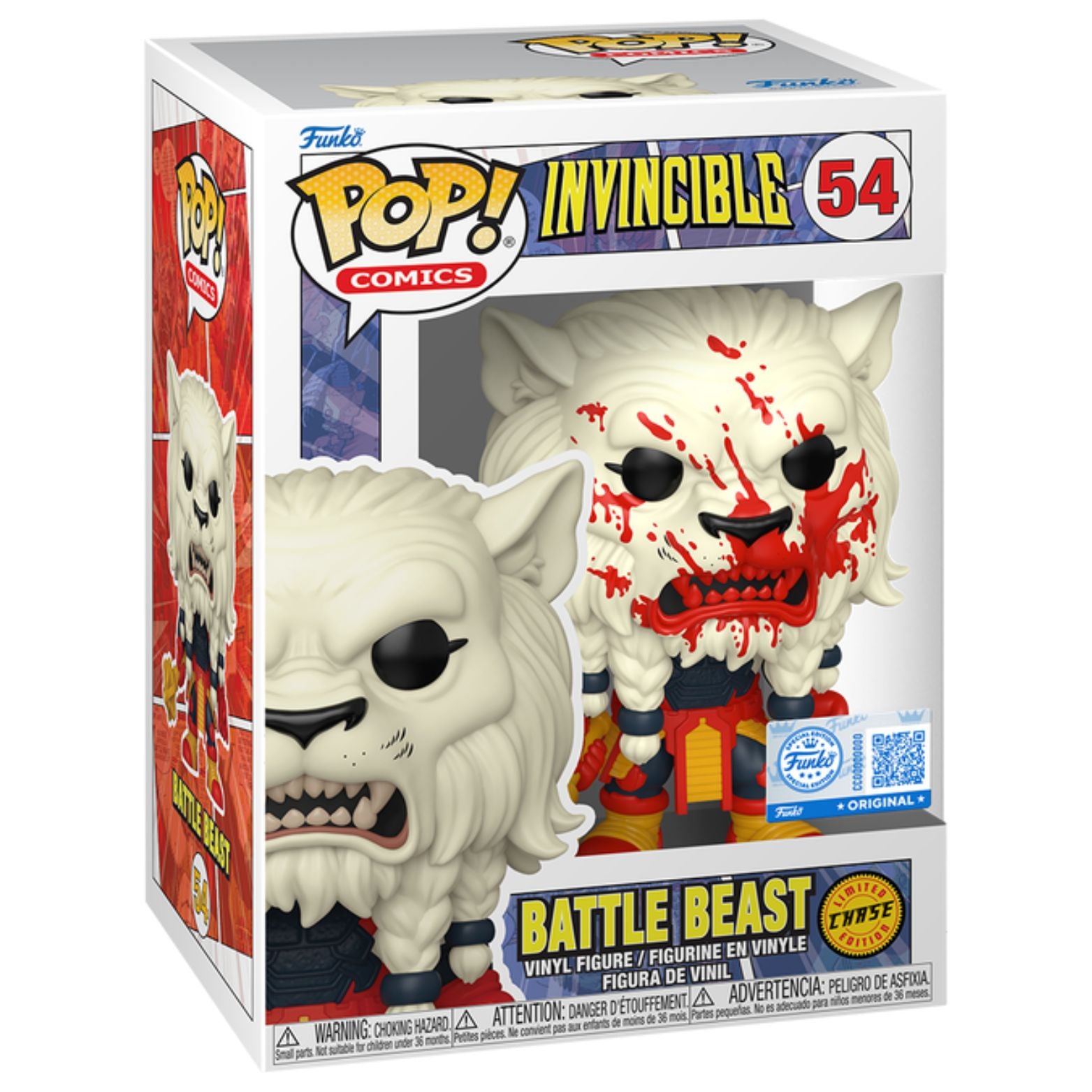 FUNKO POP! COMICS INVINCIBLE BATTLE BEAST FUNKO SPECIAL EDITION CHASE no54