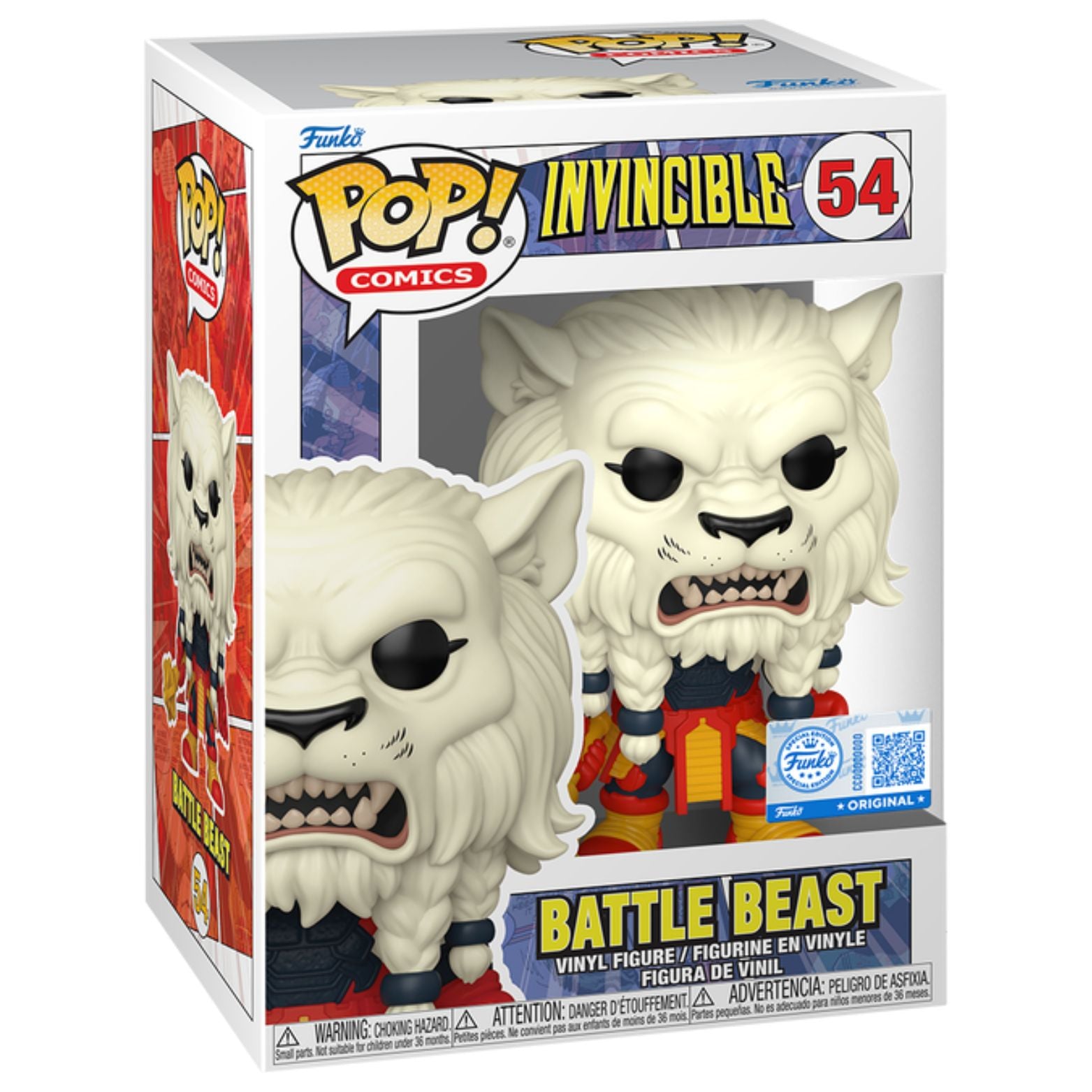 FUNKO POP! COMICS INVINCIBLE BATTLE BEAST FUNKO SPECIAL EDITION no54