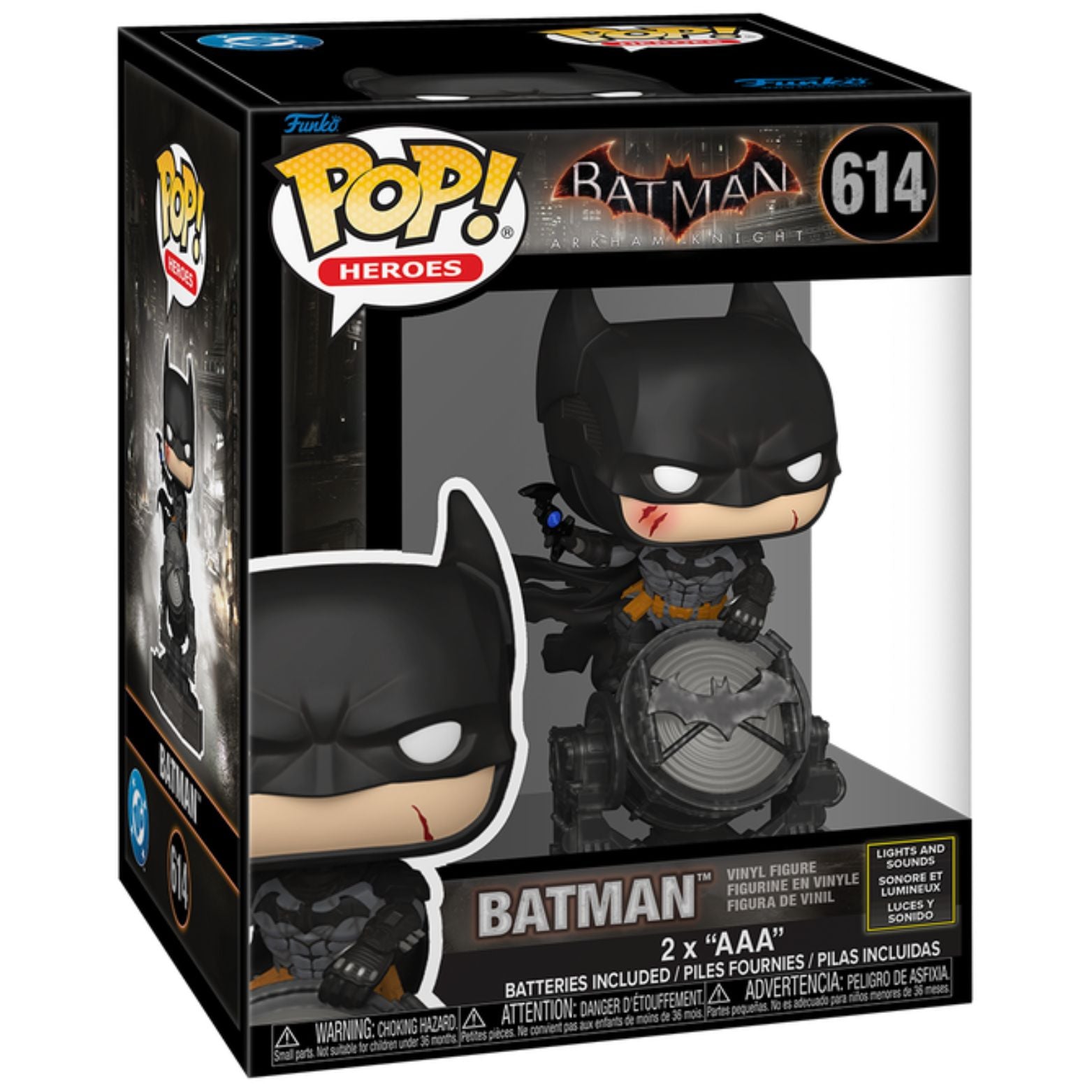 FUNKO POP! DC HEROES BATMAN BATMAN LIGHTS UP FUNKO SPECIAL EDITION no614