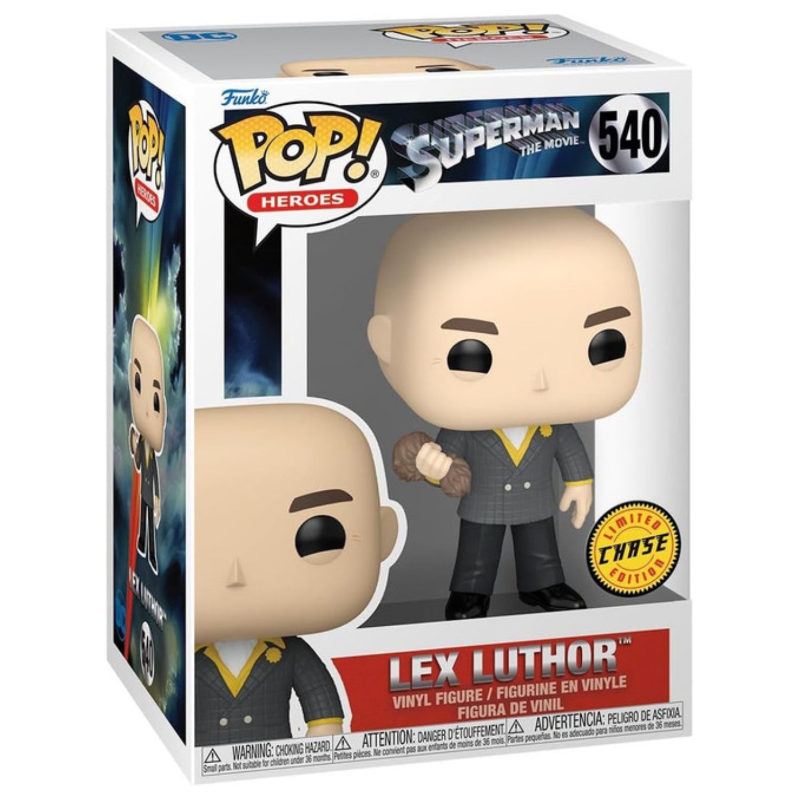 FUNKO POP! DC HEROES SUPERMAN THE MOVIE LEX LUTHOR CHASE no540