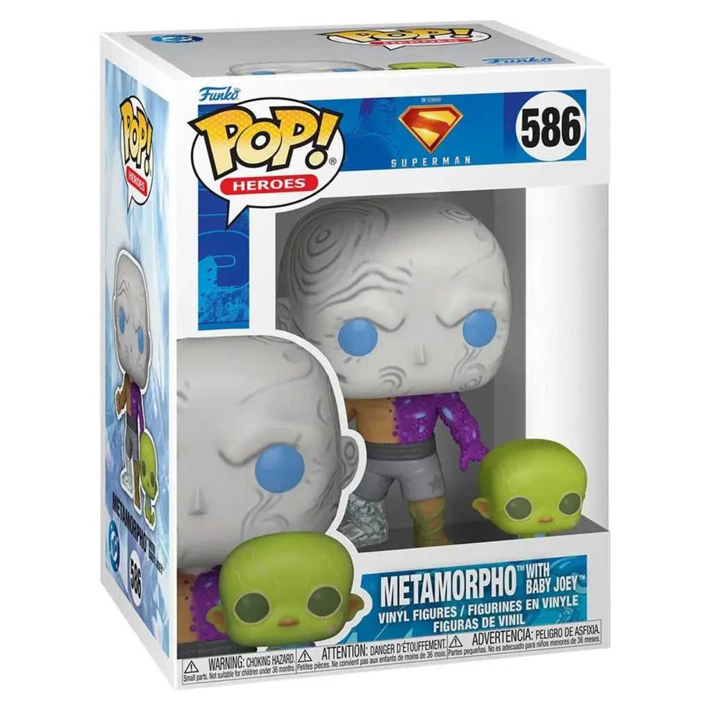 FUNKO POP! DC HEROES SUPERMAN THE MOVIE METAMORPHO WITH BABY JOEY no586
