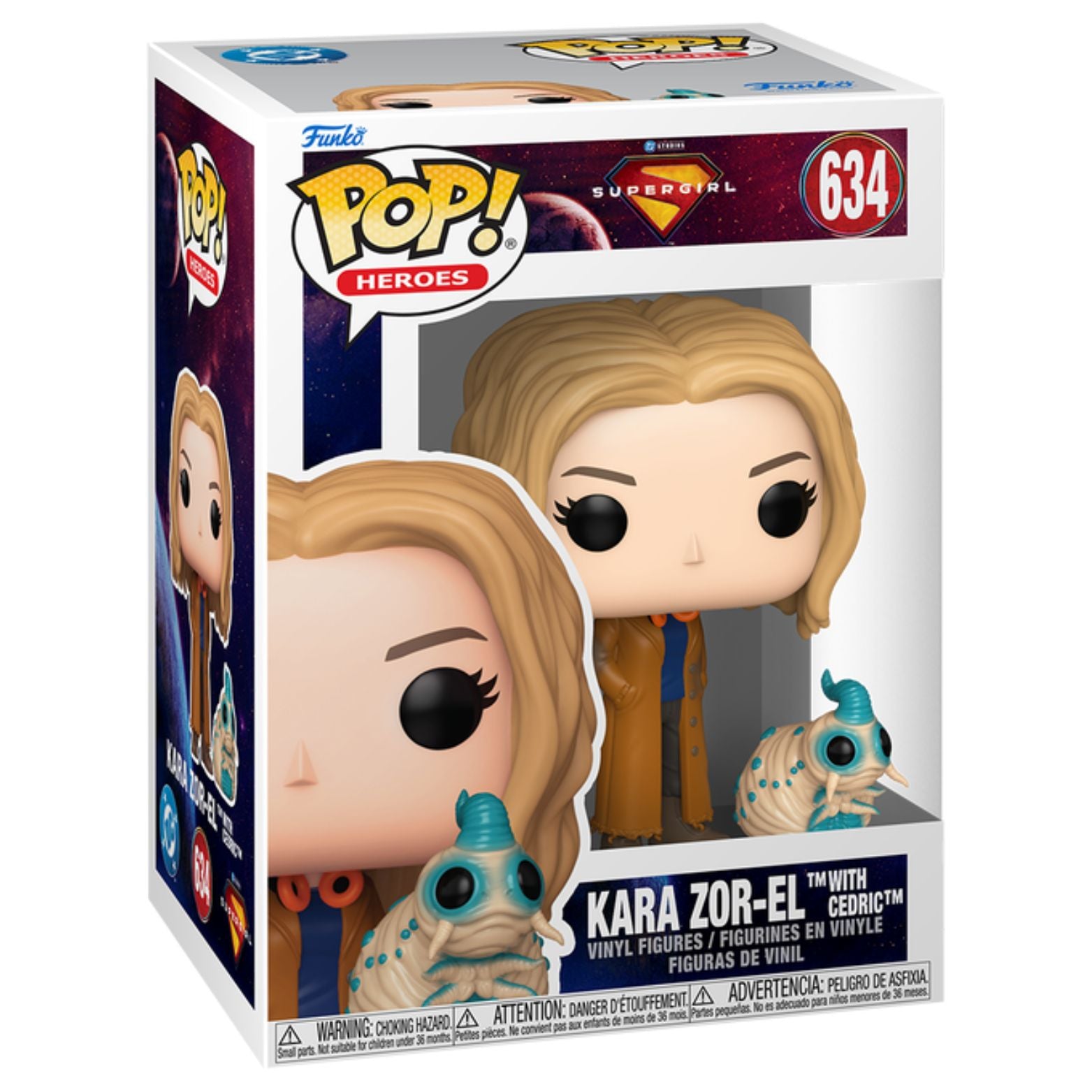 FUNKO POP! DC SUPER HEROES SUPERGIRL KARA ZOR-EL WITH CEDRIC no634