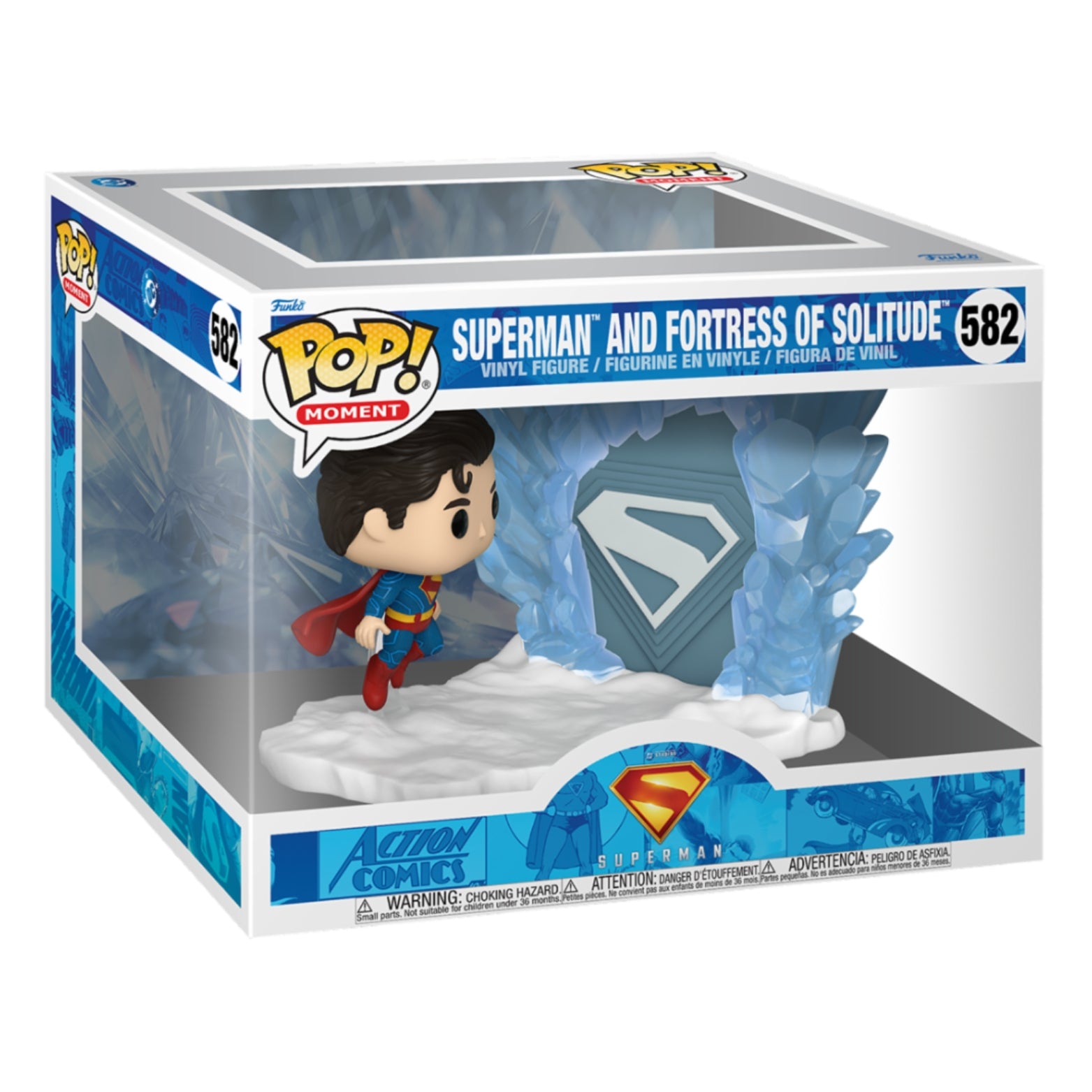 FUNKO POP! DC SUPER HEROES SUPERMAN THE MOVIE SUPERMAN AND FORTRESS OF SOLITUDE no582