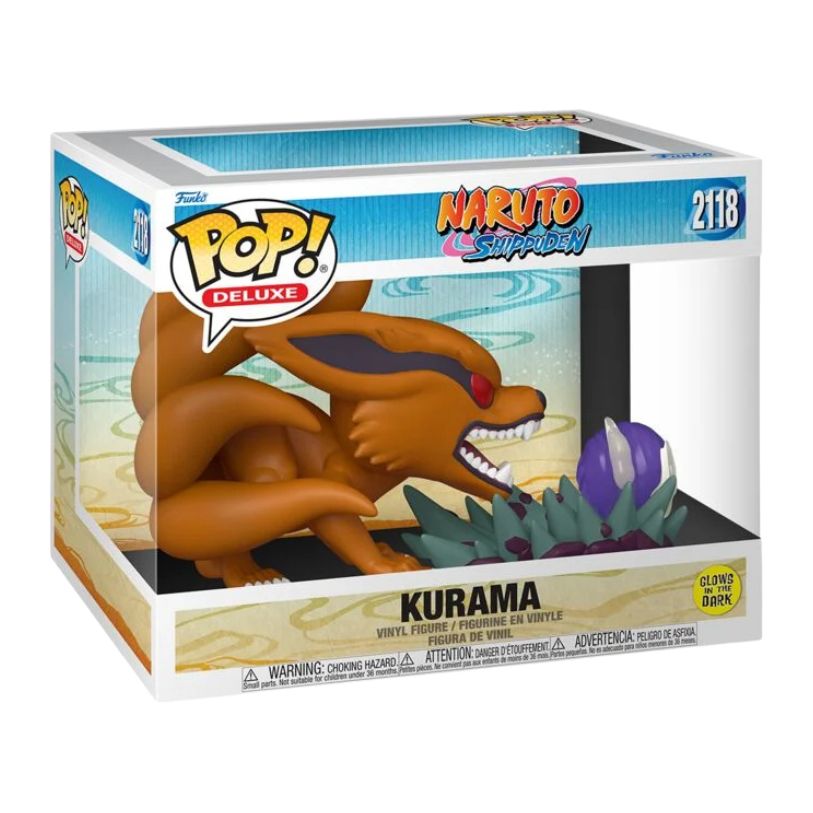 FUNKO POP! DELUXE ANIMATION NARUTO SHIPPUDEN KURAMA GITD no2118
