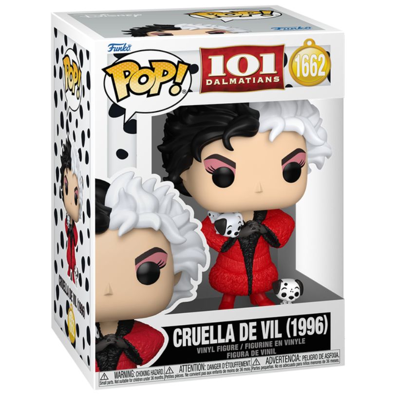 FUNKO POP! DISNEY 101 DALMATIANS CRUELLA DE VIL 1996 no1662