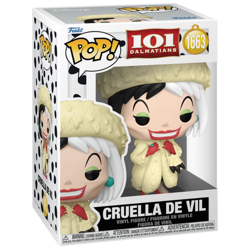 FUNKO POP! DISNEY 101 DALMATIANS CRUELLA DE VIL no1663