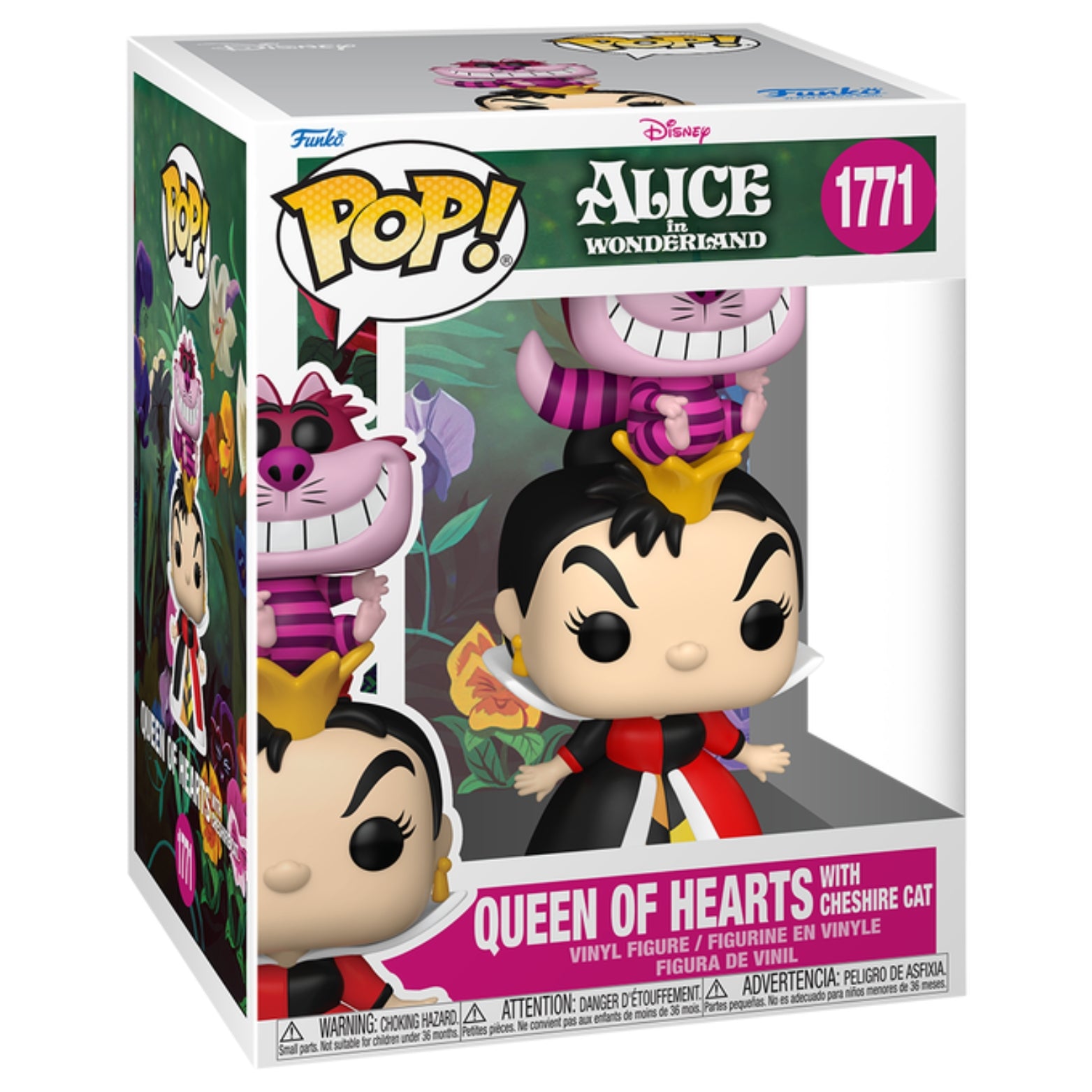 FUNKO POP! DISNEY ALICE IN WONDERLAND QUEEN OF HEARTS WITH CHESHIRE CAT no1171