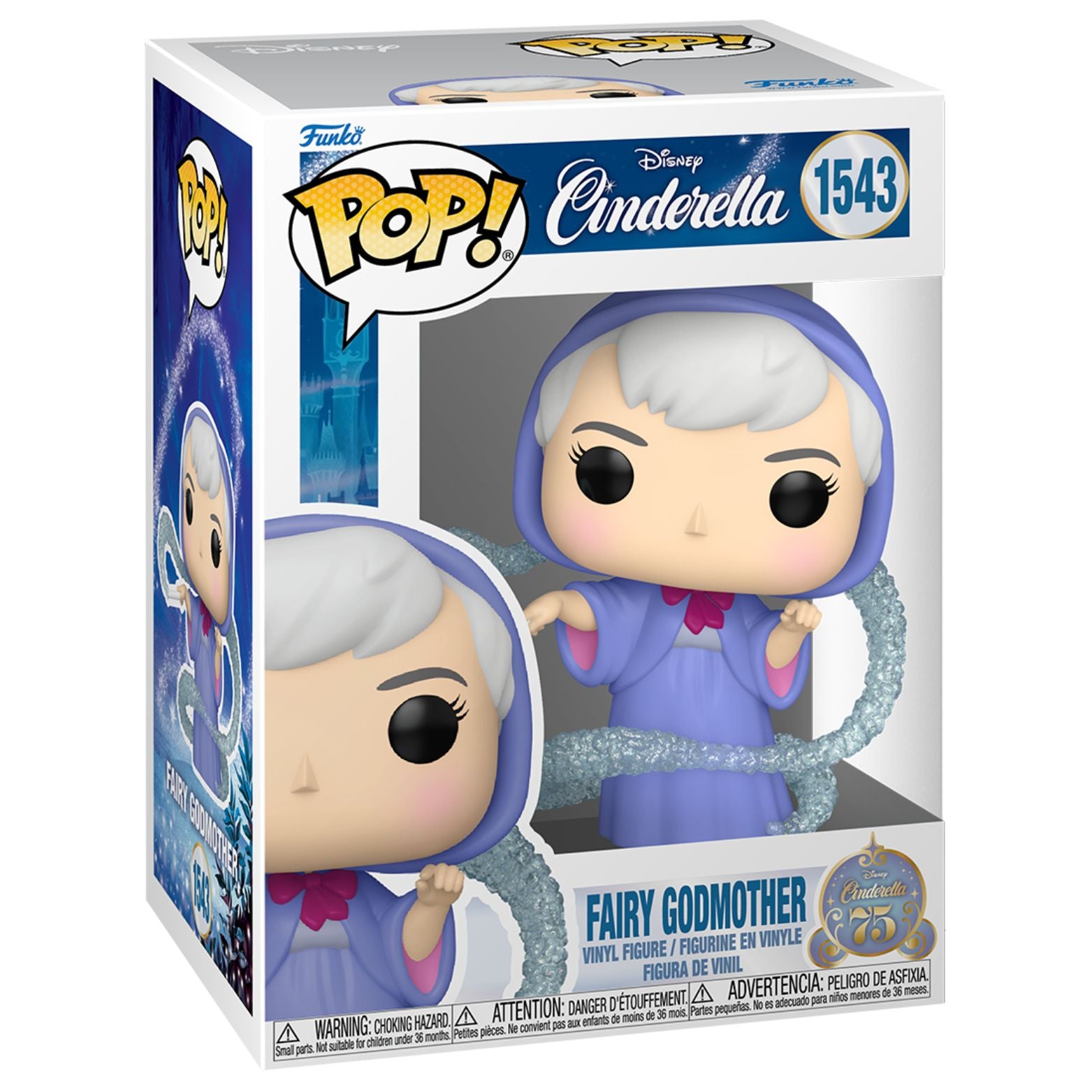 FUNKO POP! DISNEY CINDERELLA 75th FAIRY GODMOTHER no1543