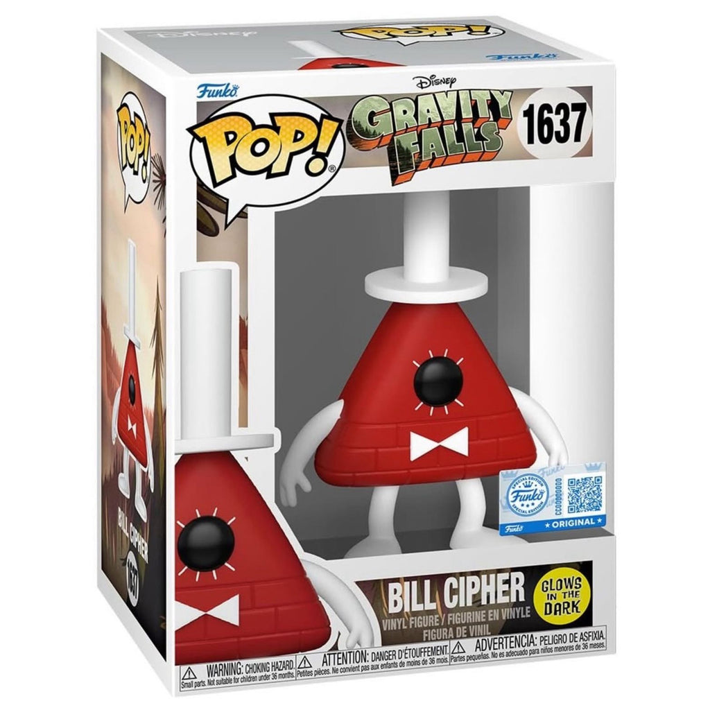 FUNKO POP! DISNEY GRAVITY FALLS BILL CIPHER GITD no1637