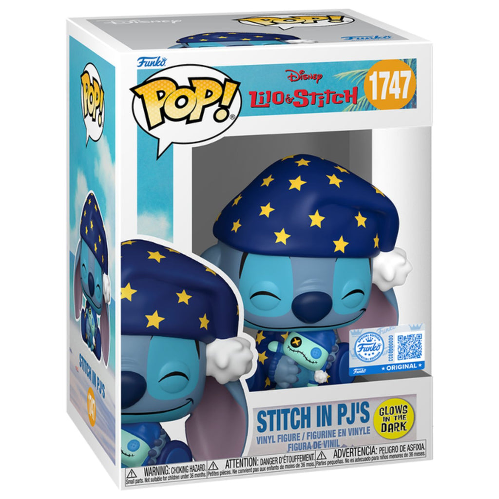 FUNKO POP! DISNEY LILO & STITCH STITCH IN PJ'S GITD FUNKO SPECIAL EDITION no1747