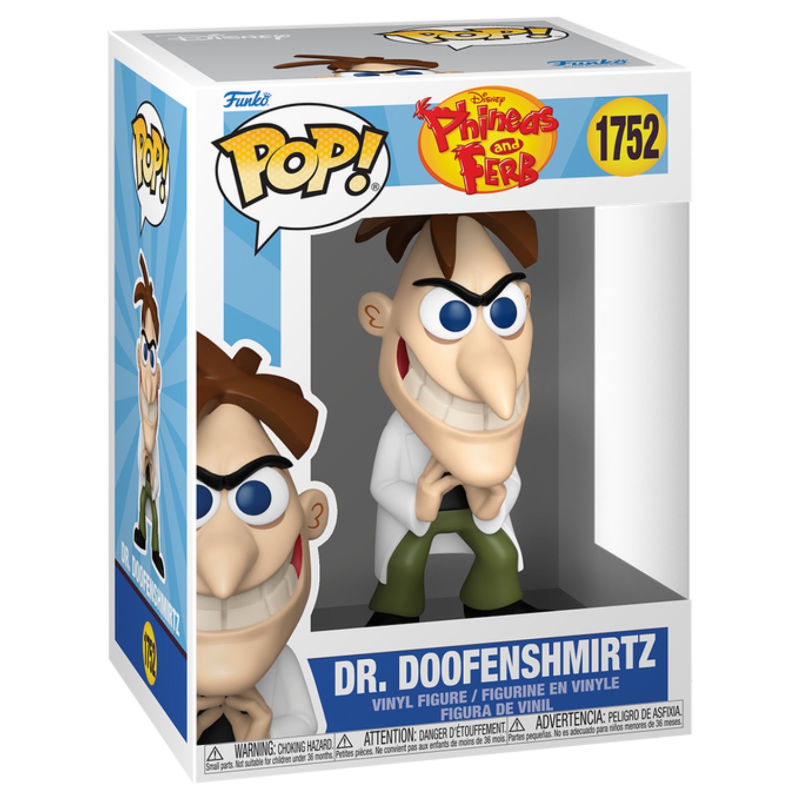 FUNKO POP! DISNEY PHINEAS AND FERB DR. DOOFENSHMIRTZ no1752