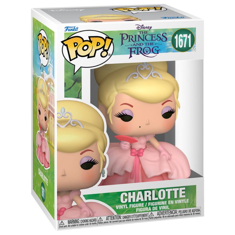 FUNKO POP! DISNEY PRINCESS AND THE FROG CHARLOTTE no1671