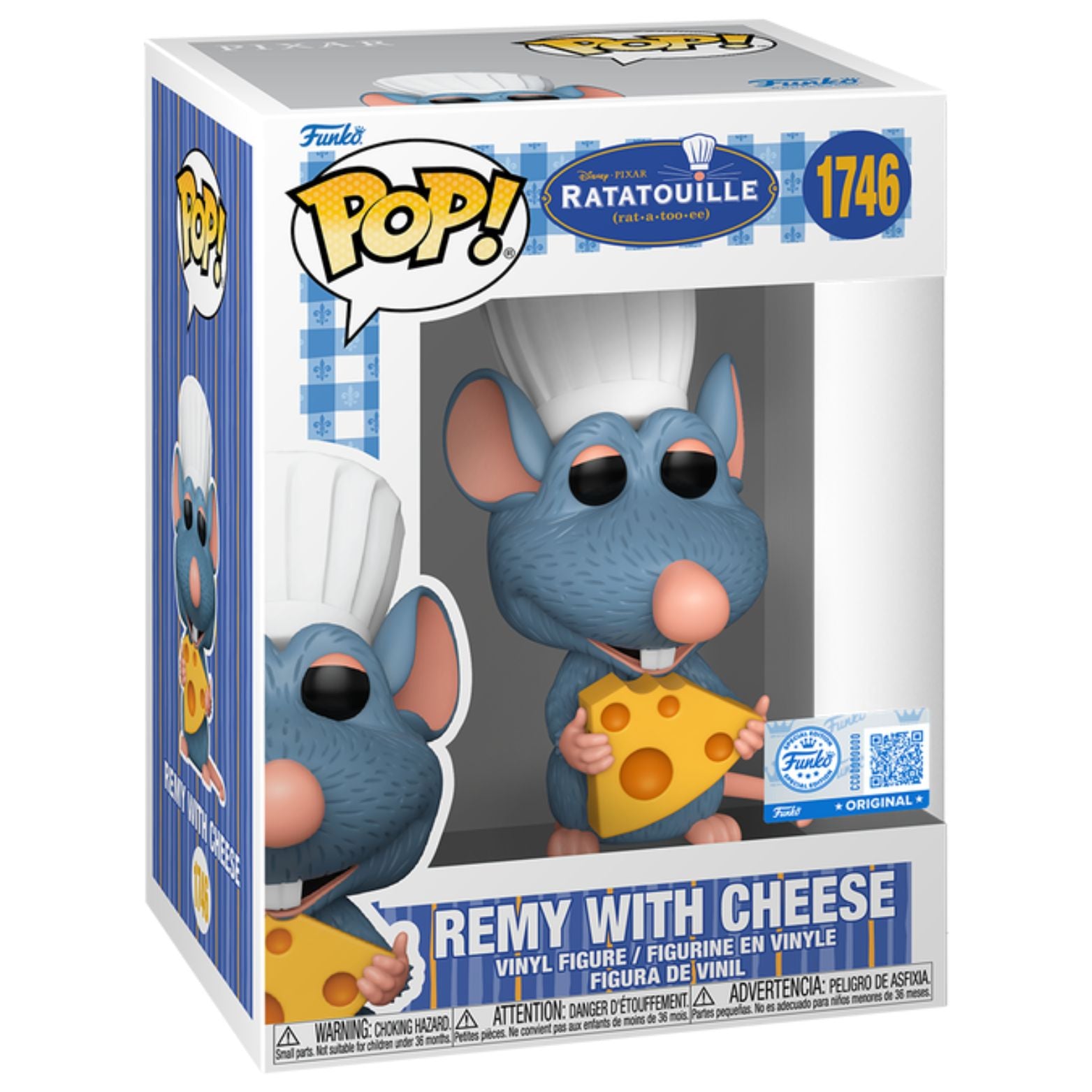 FUNKO POP! DISNEY RATATOUILLE REMY WITH CHEESE FUNKO SPECIAL EDITION no1746