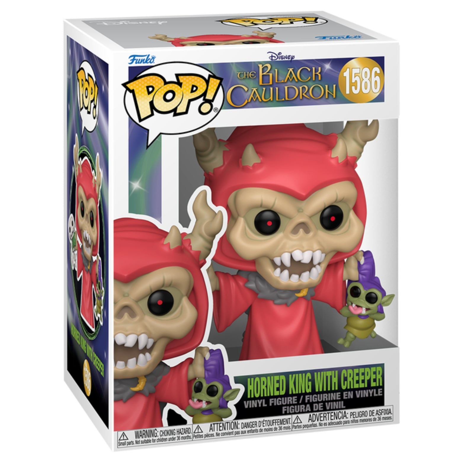 FUNKO POP! DISNEY THE BLACK CAULDRON HORNED KING WITH CREEPER no1586