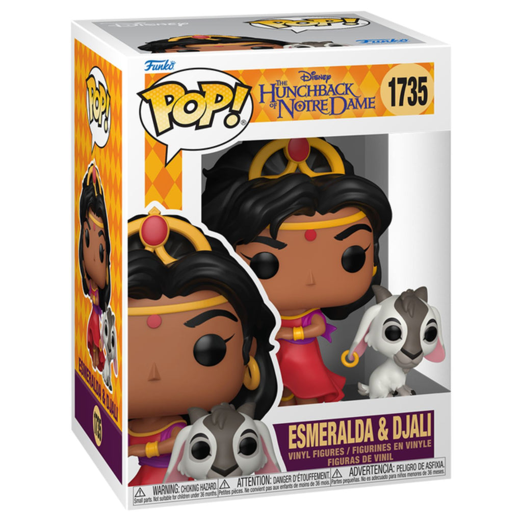 FUNKO POP! DISNEY THE HUNCHBACK OF NOTRE DAME ESMERALA & DJALI no1735
