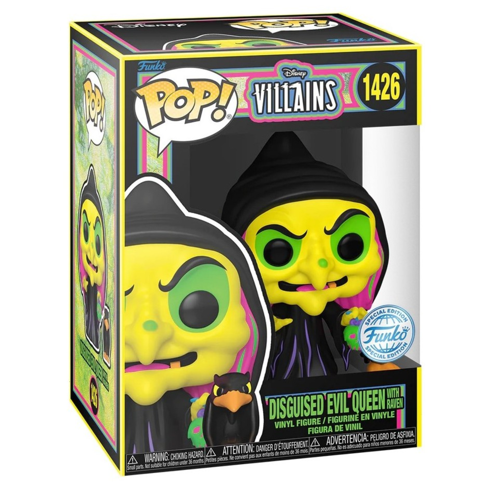 FUNKO POP! DISNEY VILLAINS DISGUISED EVIL QUEEN WITH RAVEN no1426