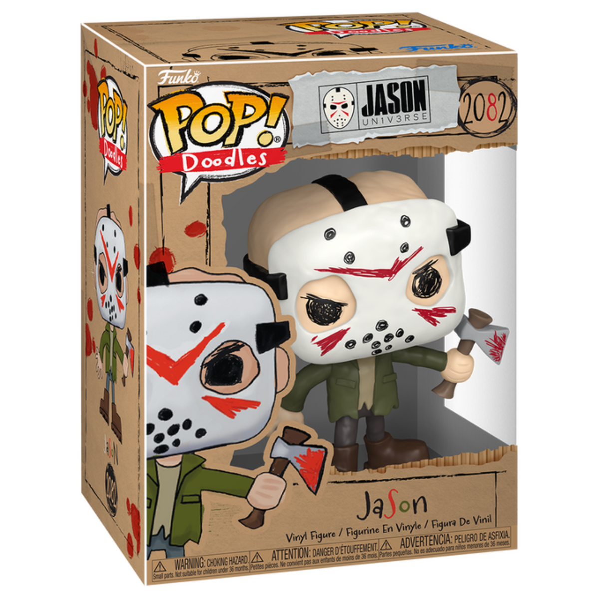 FUNKO POP! DOODLES JASON UNIVERSE FRIDAY THE 13TH JASON no2082