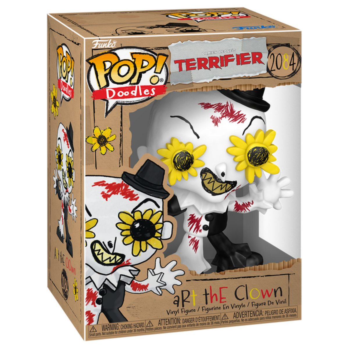 FUNKO POP! DOODLES TERRIFIER ART THE CLOWN no2084