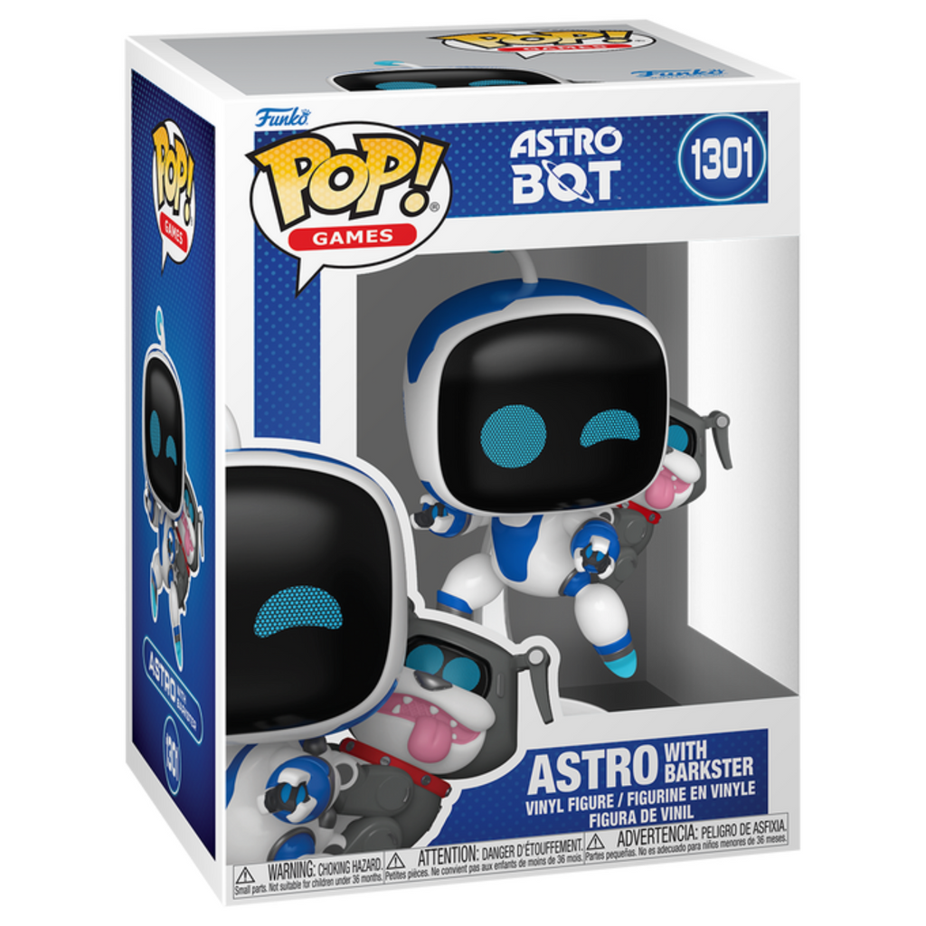 FUNKO POP! GAMES ASTRO BOT ASTRO WITH BARKSTER no1301