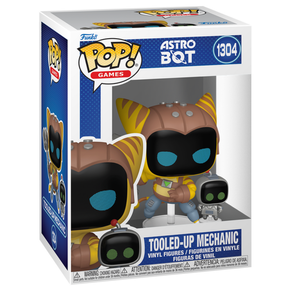 FUNKO POP! GAMES ASTRO BOT TOOLED-UP MECHANIC no1304