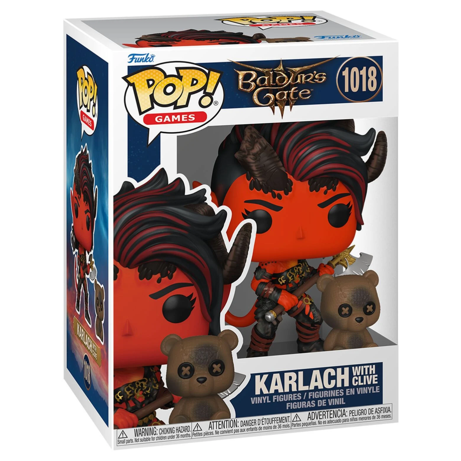 FUNKO POP! GAMES BALDUR'S GATE KARLACH & CLIVE no1018