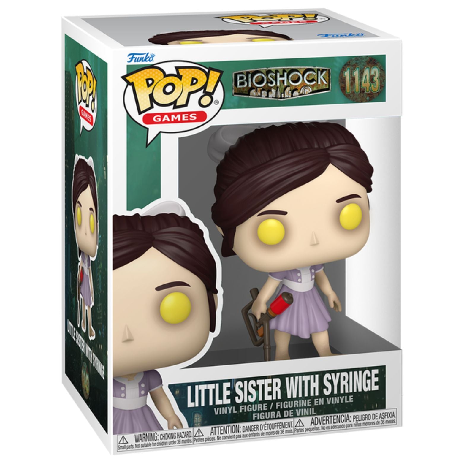 FUNKO POP! GAMES BIOSHOCK LITTLE SISTER WITH SYRINGE no1143