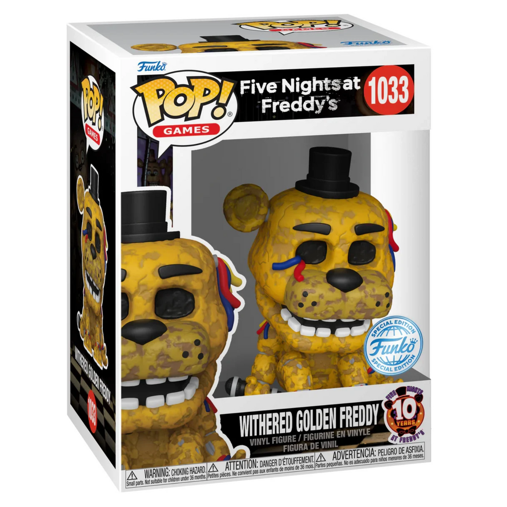 FUNKO POP! GAMES FIVE NIGHTS AT FREDDY´S WITHERED GOLDEN FREDDY FUNKO SPECIAL EDITION no1033