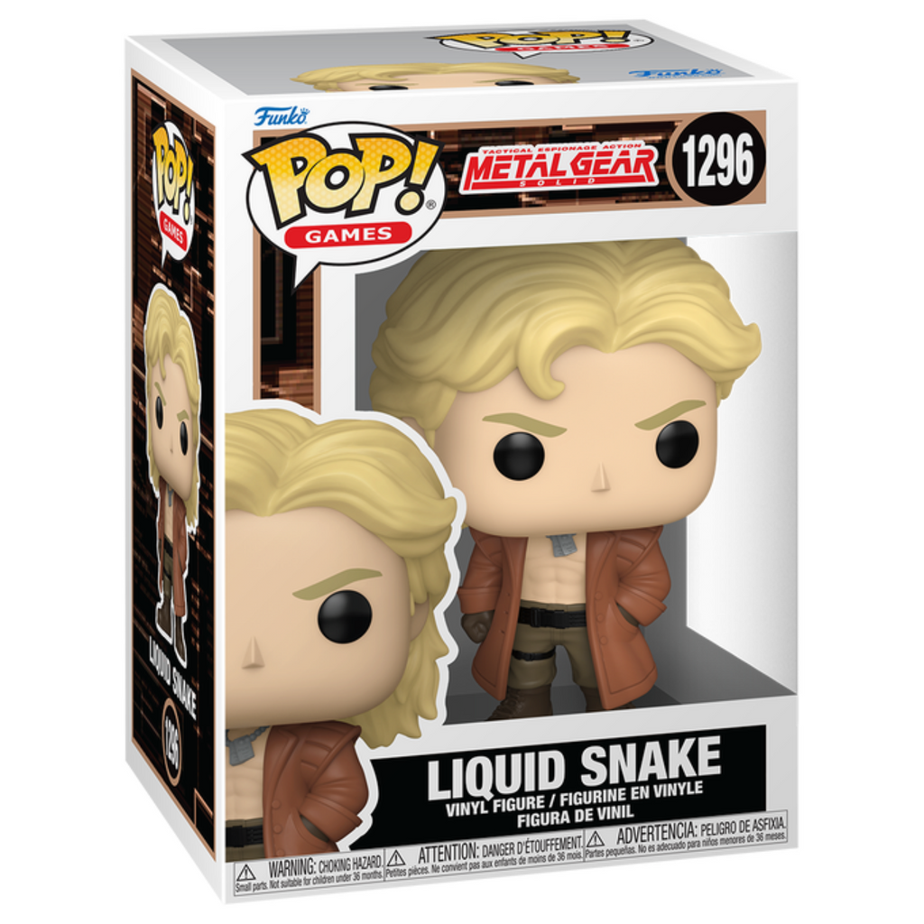 FUNKO POP! GAMES METAL GEAR SOLID LIQUID SNAKE no1296