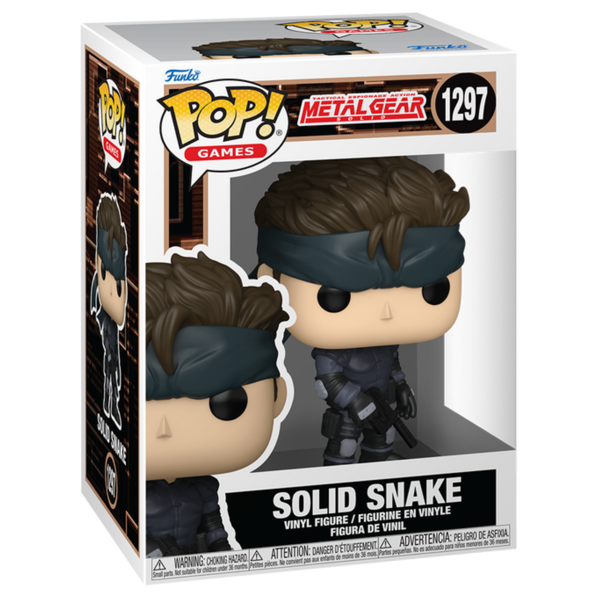 FUNKO POP! GAMES METAL GEAR SOLID SOLID SNAKE no1297