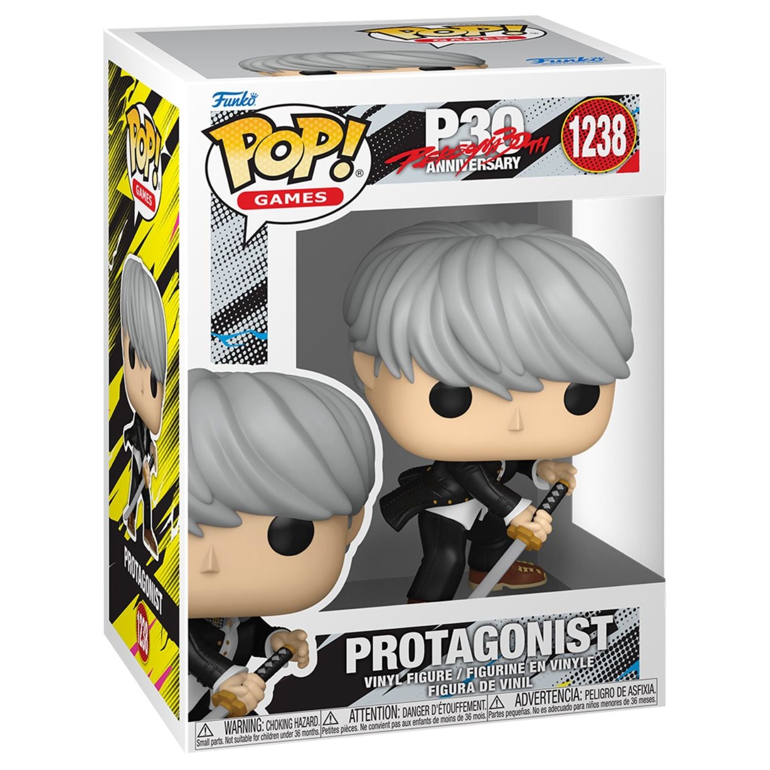 FUNKO POP! GAMES PERSONA 30TH ANNIVERSARY PROTAGONIST no1238