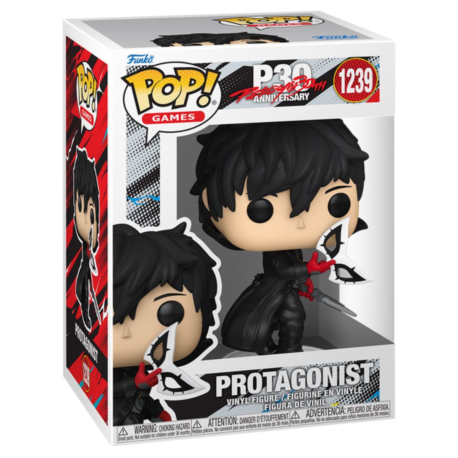FUNKO POP! GAMES PERSONA 30TH ANNIVERSARY PROTAGONIST no1239
