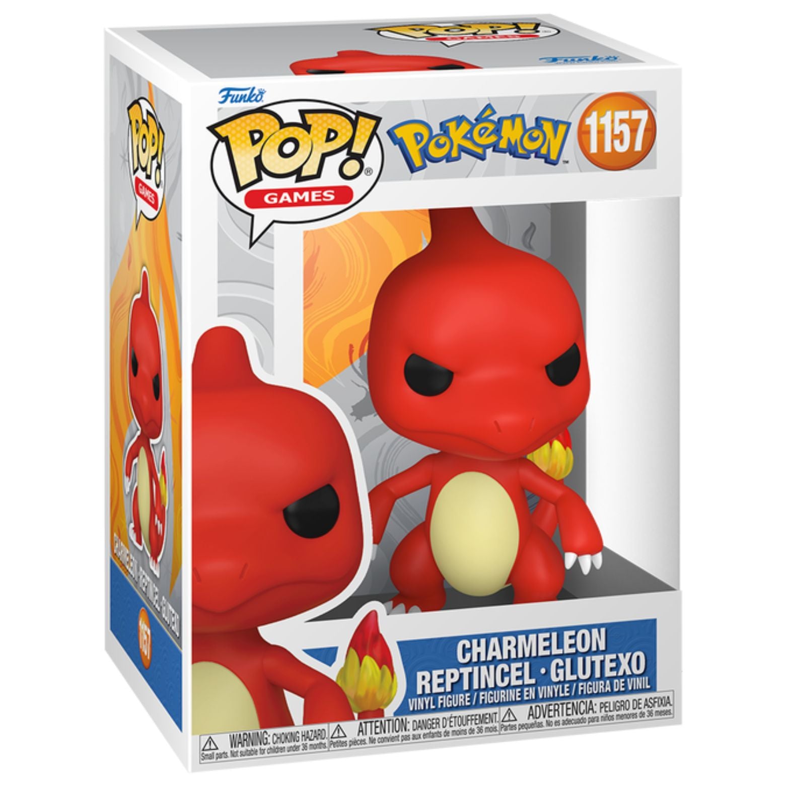 FUNKO POP! GAMES POKÉMON CHARMELEON no1157