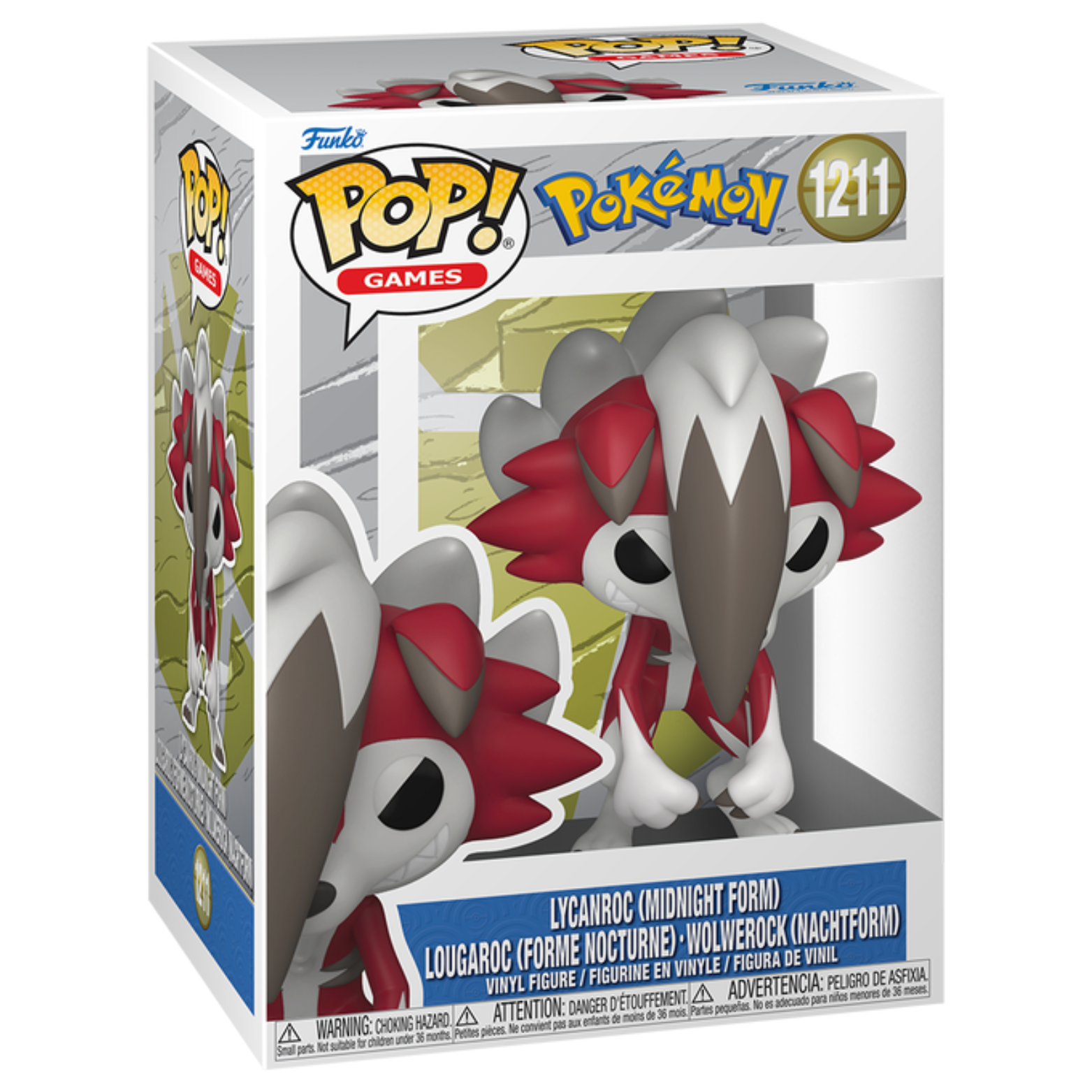 FUNKO POP! GAMES POKÉMON LYCANROC MIDNIGHT FORM no1210
