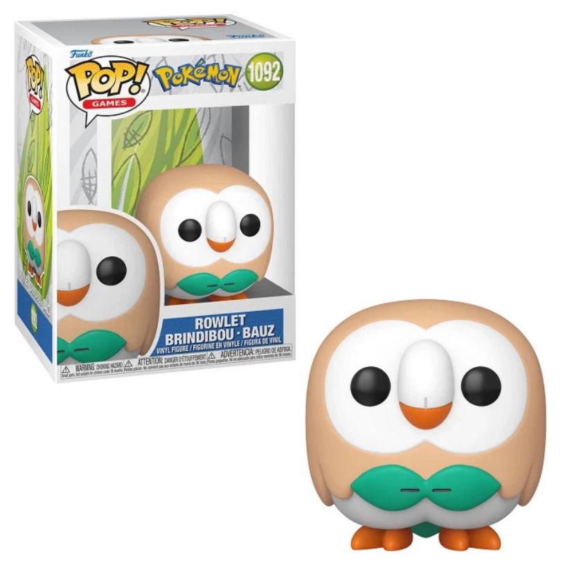 FUNKO POP! GAMES POKÉMON ROWLET no1092