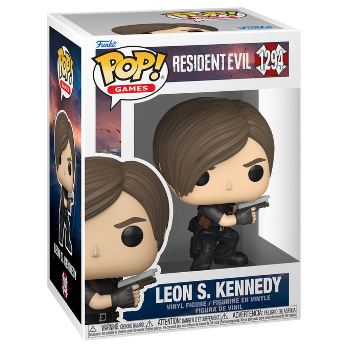 FUNKO POP! GAMES RESIDENT EVIL LEON S. KENNEDY no1294