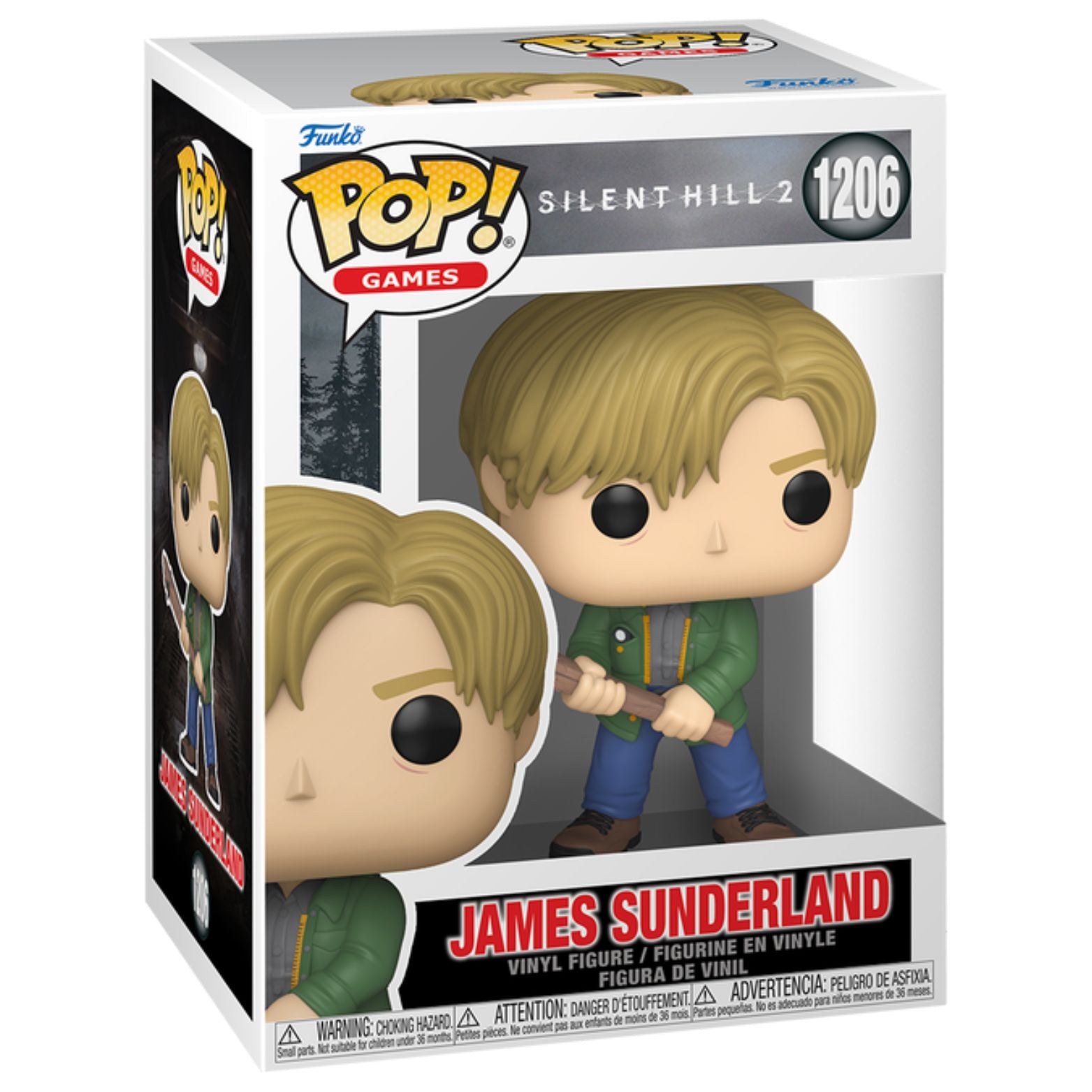 FUNKO POP! GAMES SILENT HILL 2 JAMES SUNDERLAND no1206