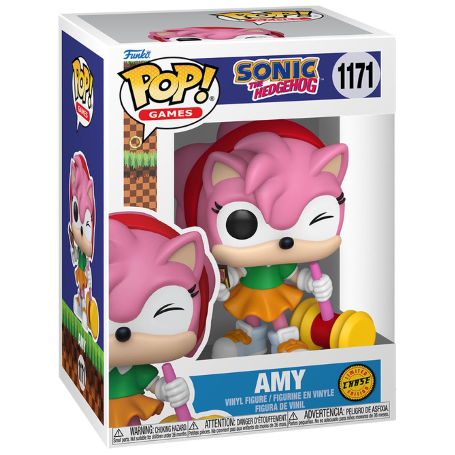 FUNKO POP! GAMES SONIC THE HEDGEHOG AMY CHASE no1171