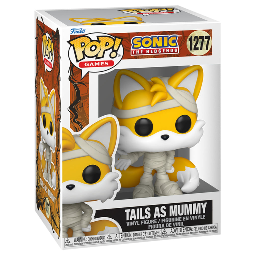 FUNKO POP! GAMES SONIC THE HEDGEHOG TAILS AS MUMMY no1277