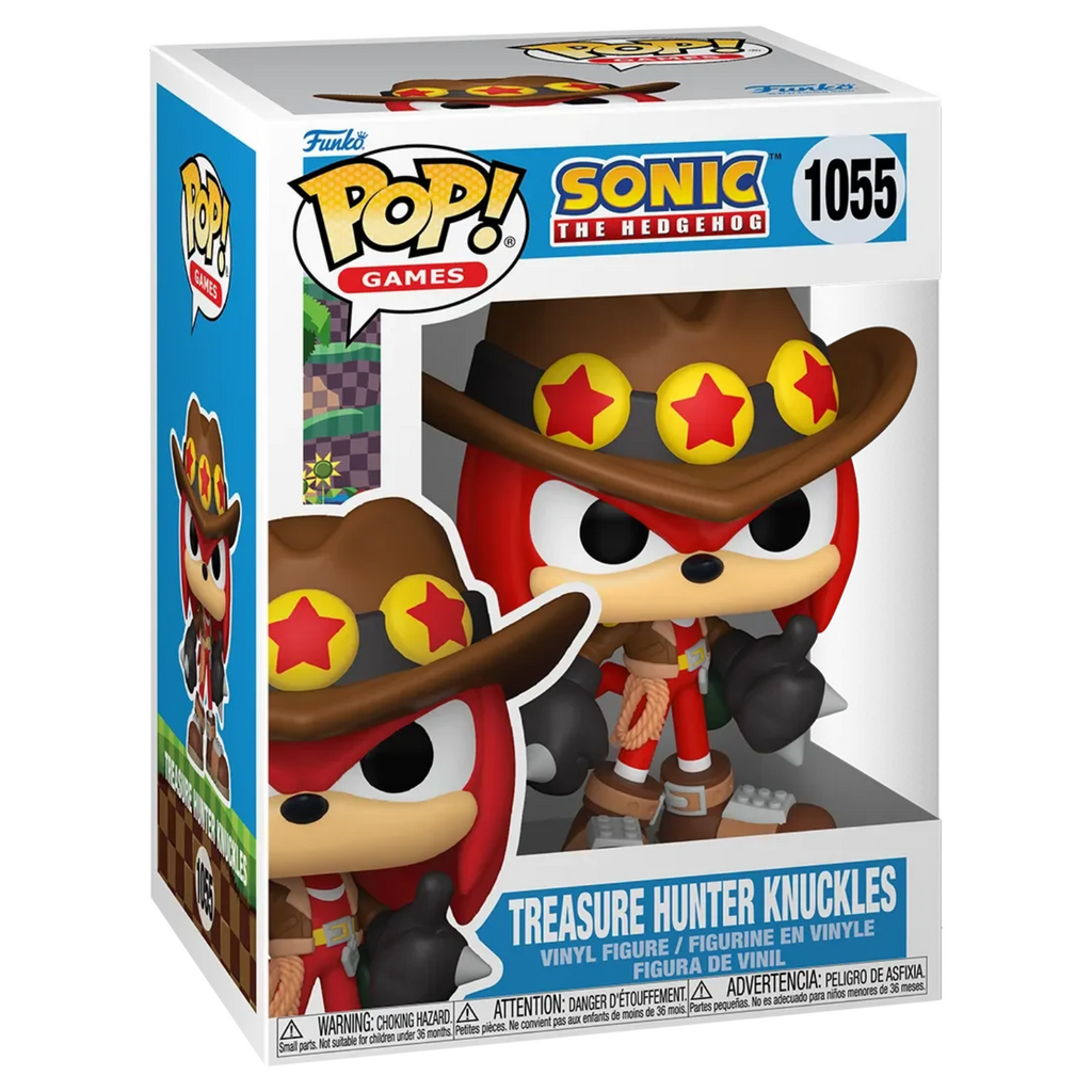 FUNKO POP! GAMES SONIC THE HEDGEHOG TREASURE HUNTER KNUCKLES no1055