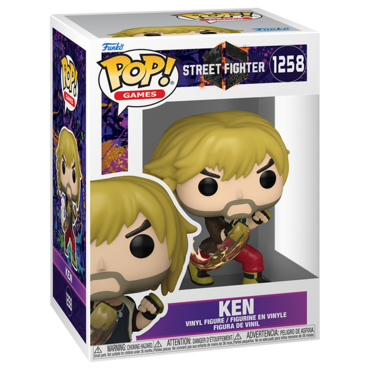 FUNKO POP! GAMES STREET FIGHTER KEN no1258