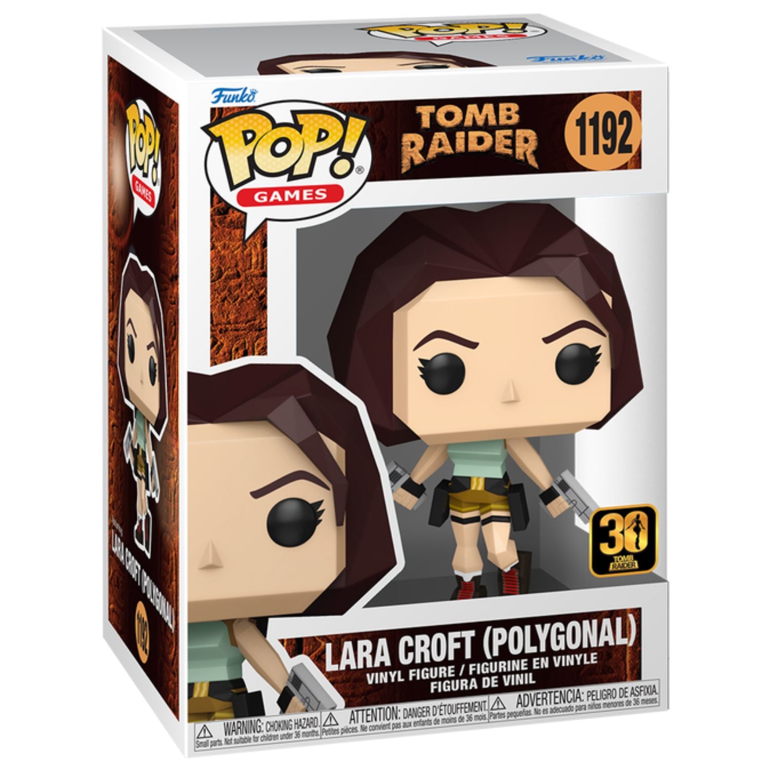 FUNKO POP! GAMES TOMB RAIDER LARA CROFT POLYGONAL no1192