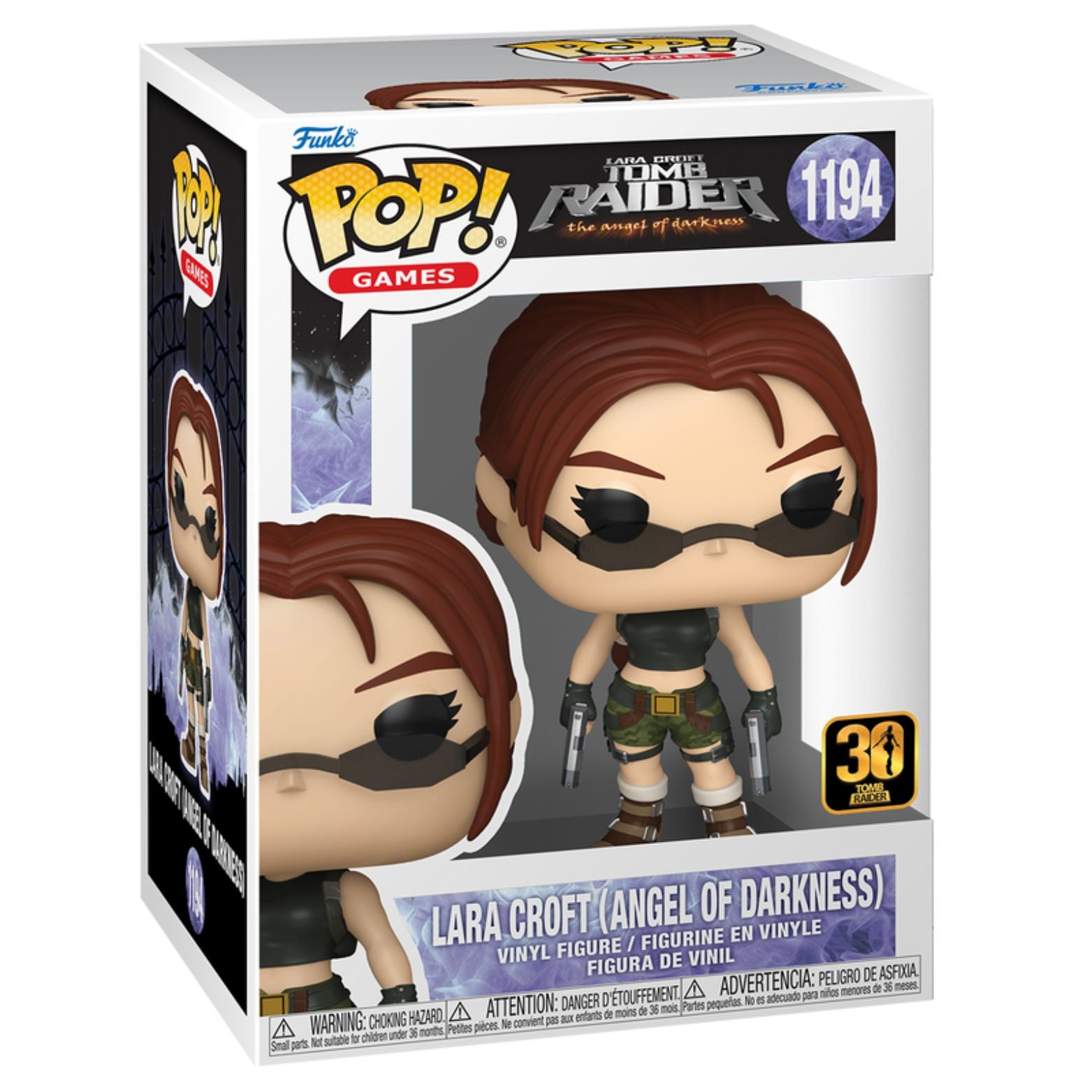 FUNKO POP! GAMES TOMB RAIIDER THE ANGEL OF DARKNESS LARA CROFT (ANGEL OF DARKNESS) no1194