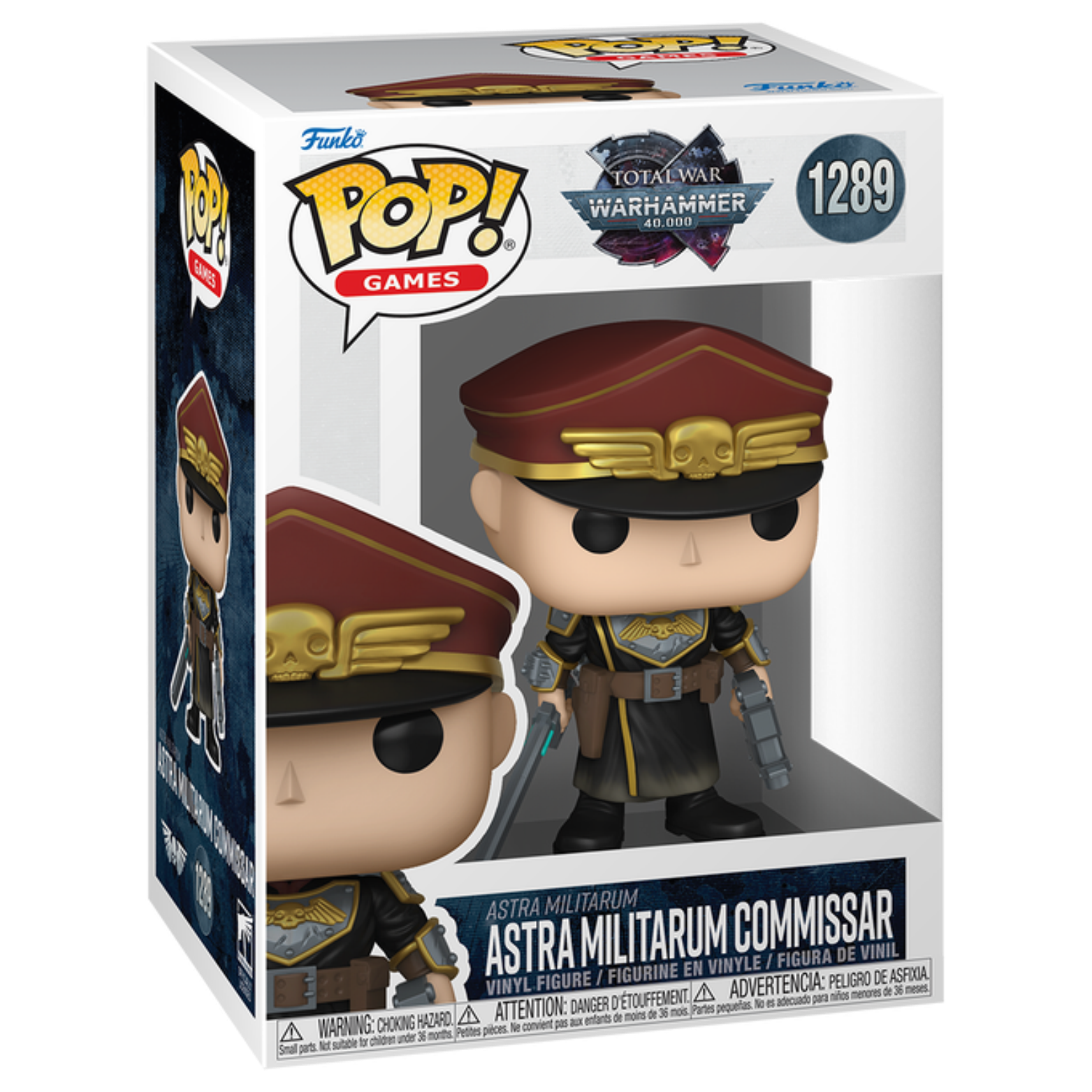 FUNKO POP! GAMES WARHAMMER 40 000 ASTRA MILITARUM COMMISAR no1289