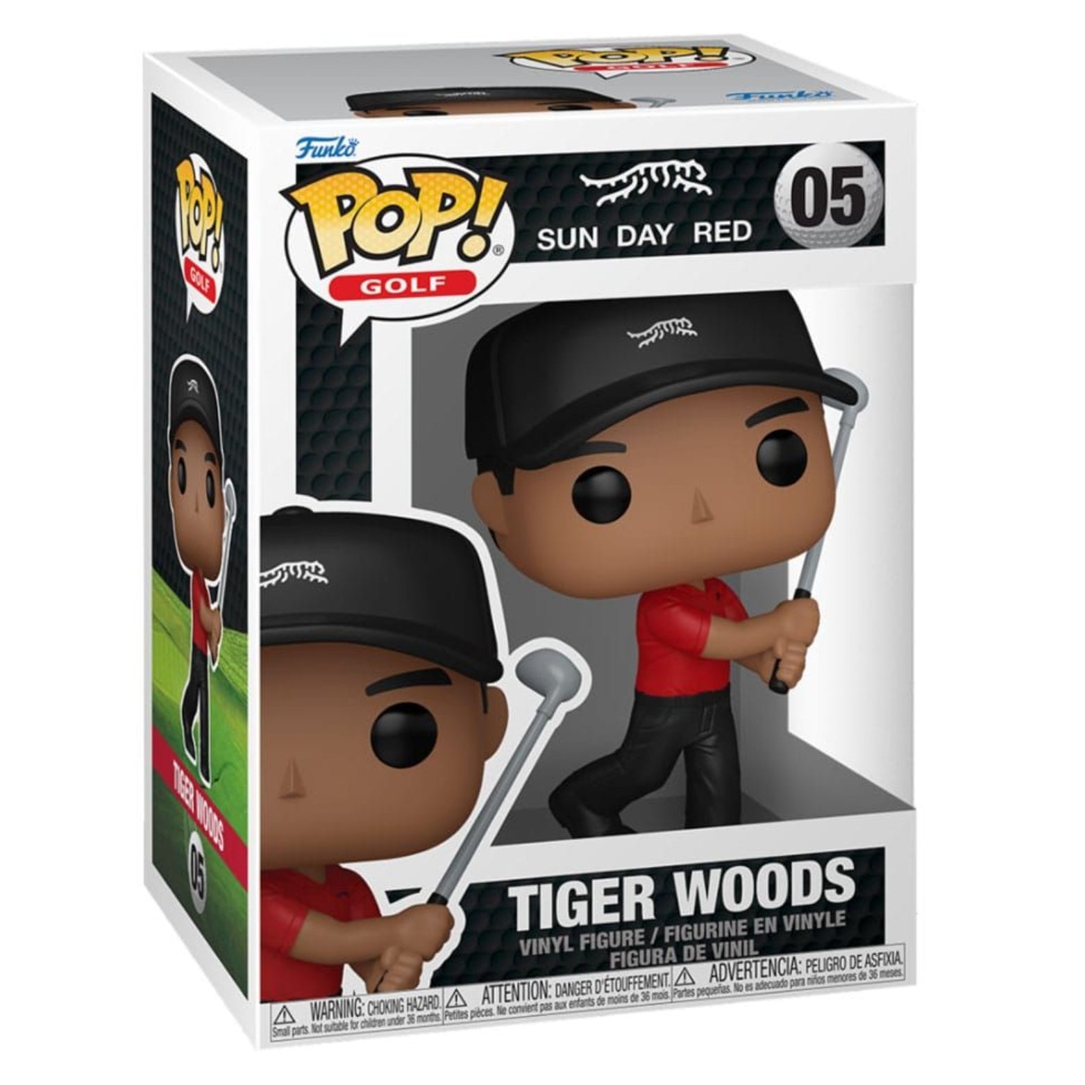 FUNKO POP! GOLF SUN DAY RED TIGER WOODS no05