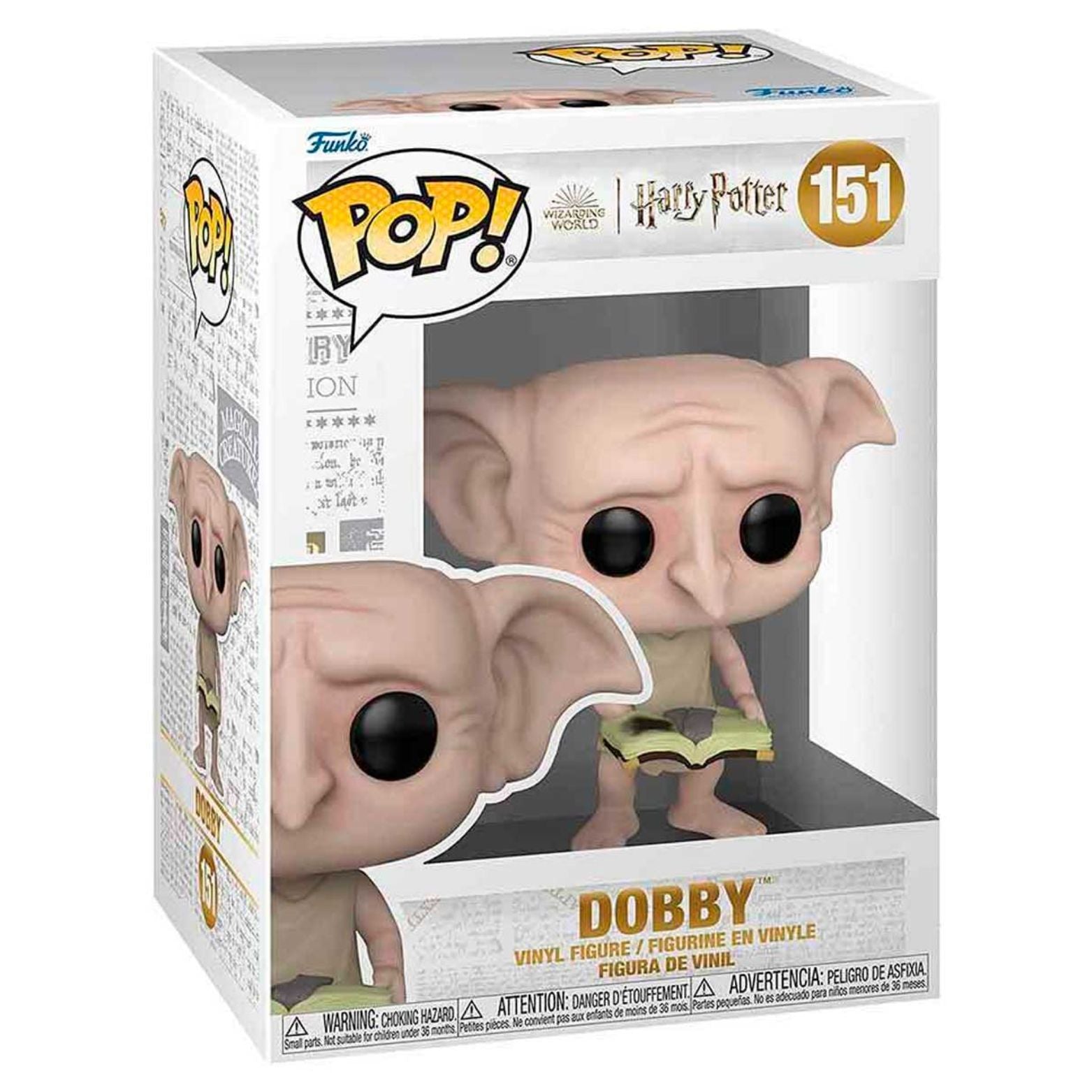 FUNKO POP! HARRY POTTER CHAMBER OF SECRETS ANNIVERSARY DOBBY WITH DIARY no151
