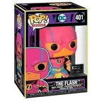 FUNKO POP! HEROES DC THE FLASH BLACK LIGHT FUTURE CITY EXCLUSIVE no401