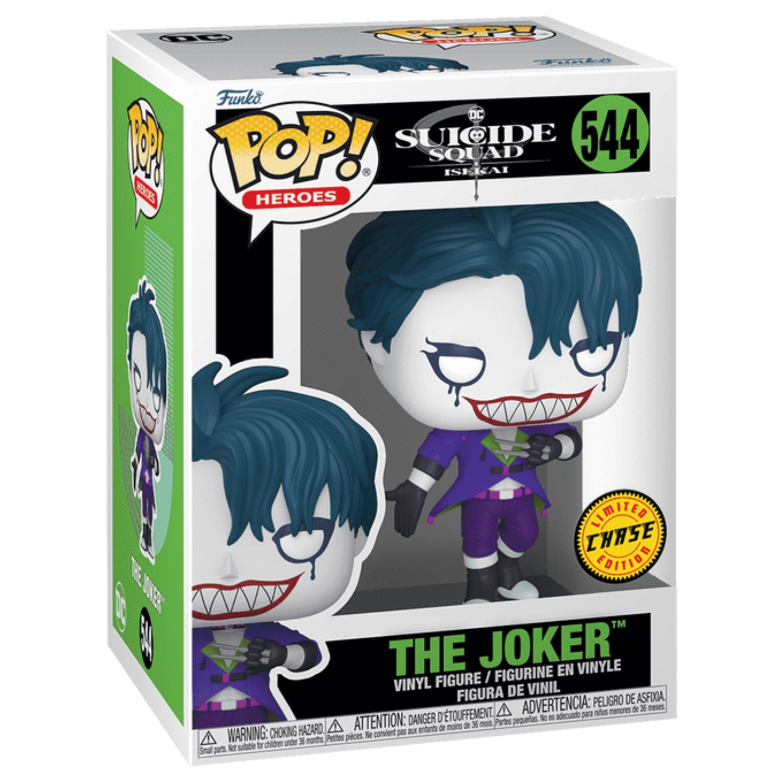 FUNKO POP! HEROES SUICIDE SQUAD ISEKAI THE JOKER CHASE no544