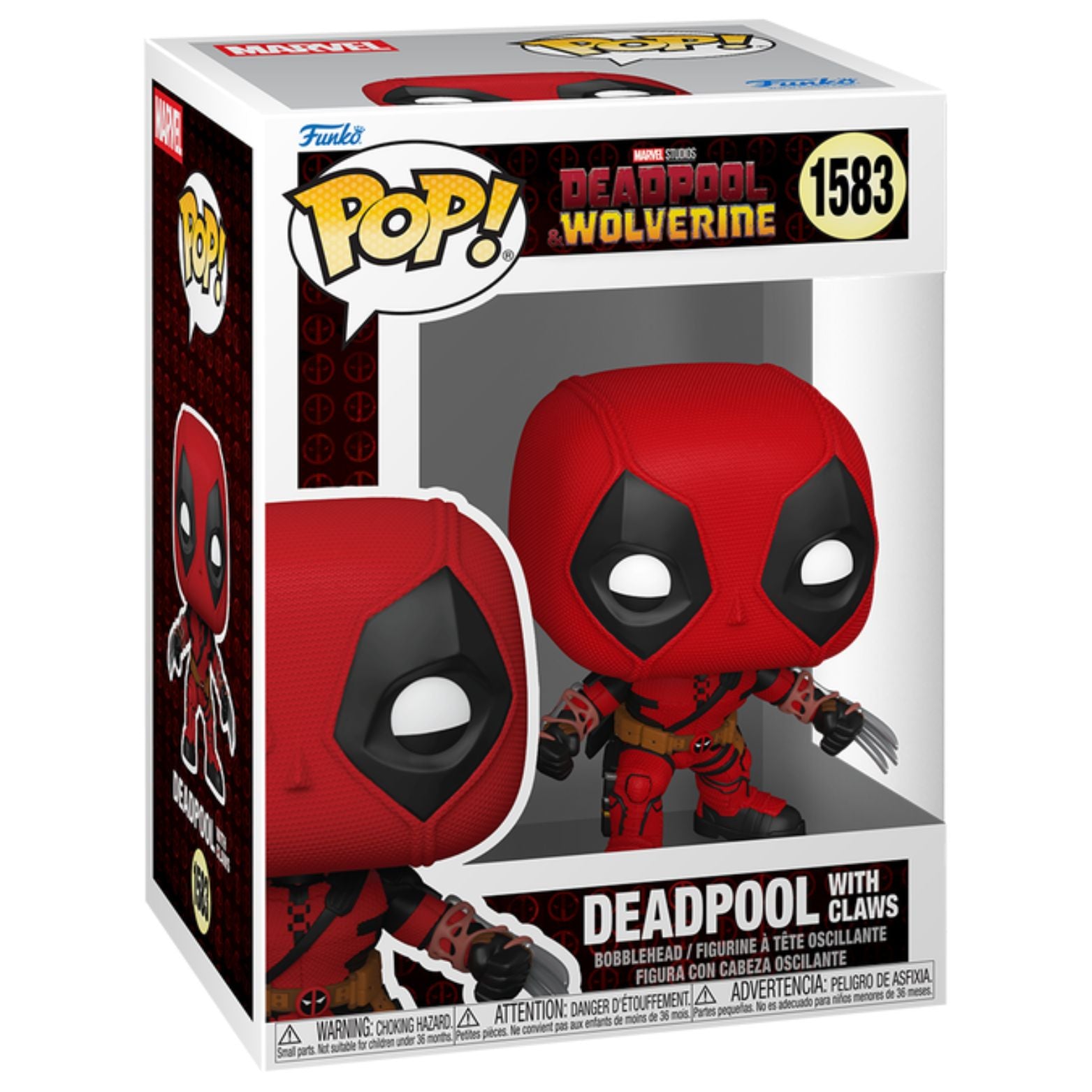 FUNKO POP! MARVEL DEADPOOL & WOLVERINE DEADPOOL WITH CLAWS no1583