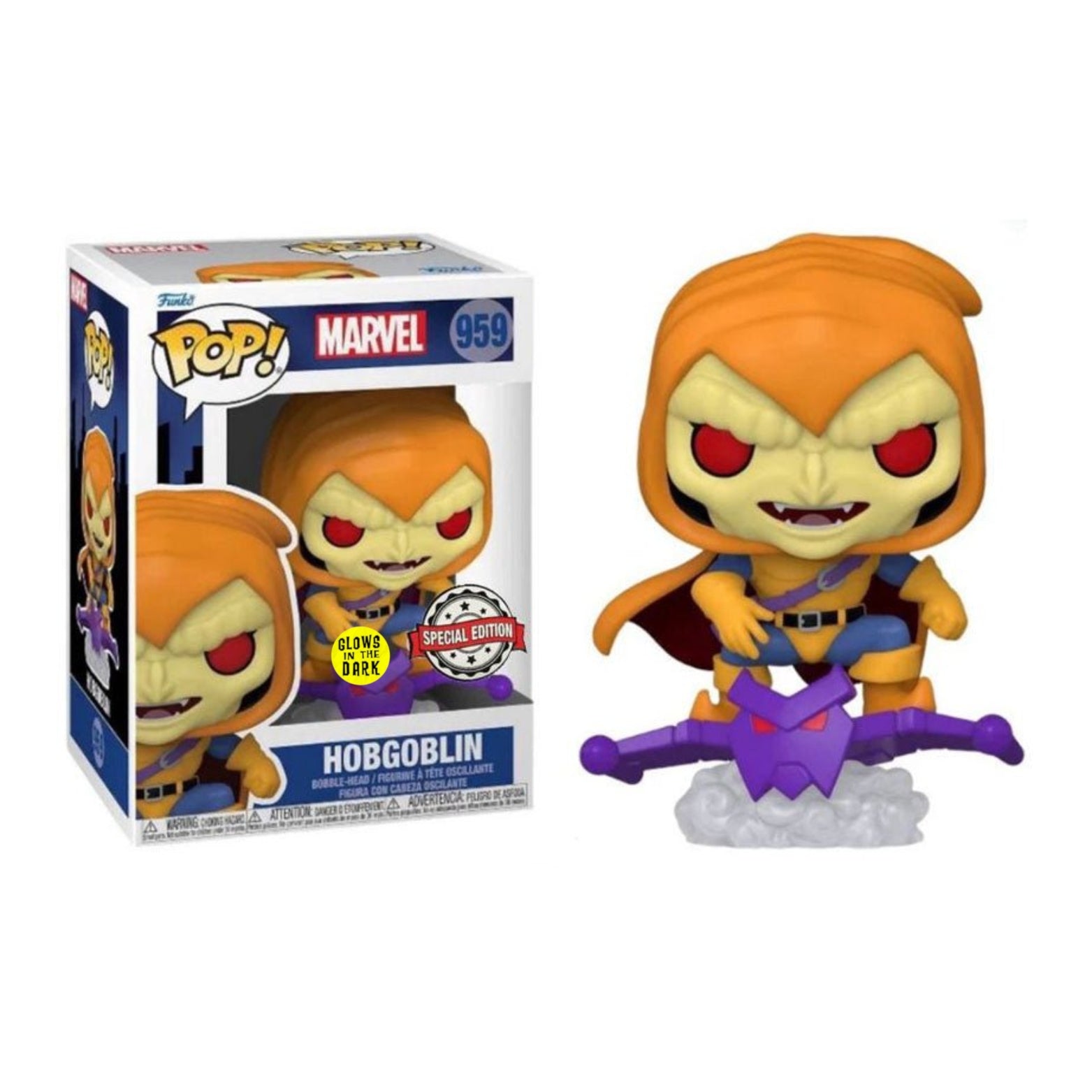 FUNKO POP! MARVEL HOBGOBLIN SPECIAL EDITION GITD no959